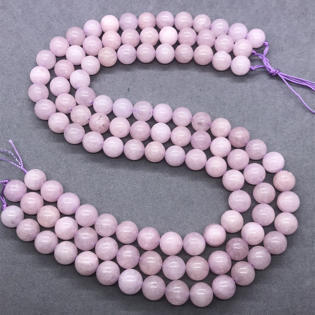 Agate Kunzite Beads 6-10mm Round Natural Loose Stone Bead Diy for Bracelet Jewelry