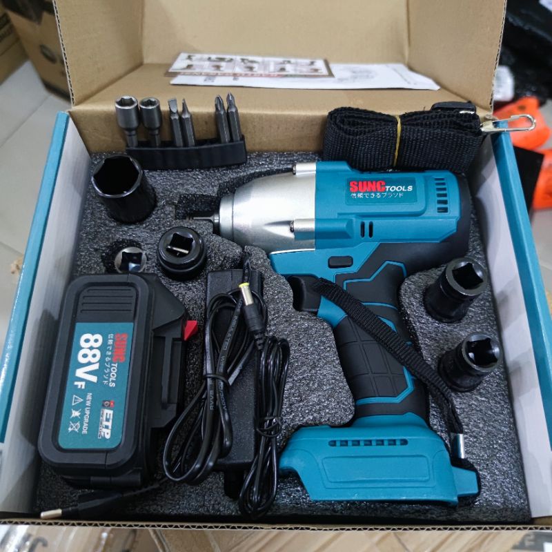 CORDLESS IMPACT WRENCH 600 N-m SUNC TOOLS BRUSHLESS SUNC 88V | JLD 48s