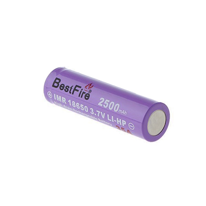 baterai Battery BestFire 18650 2500mAh 35A clone