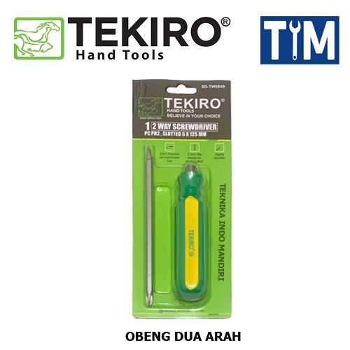 TEKIRO Obeng Dua Arah / Two Way Screwdriver