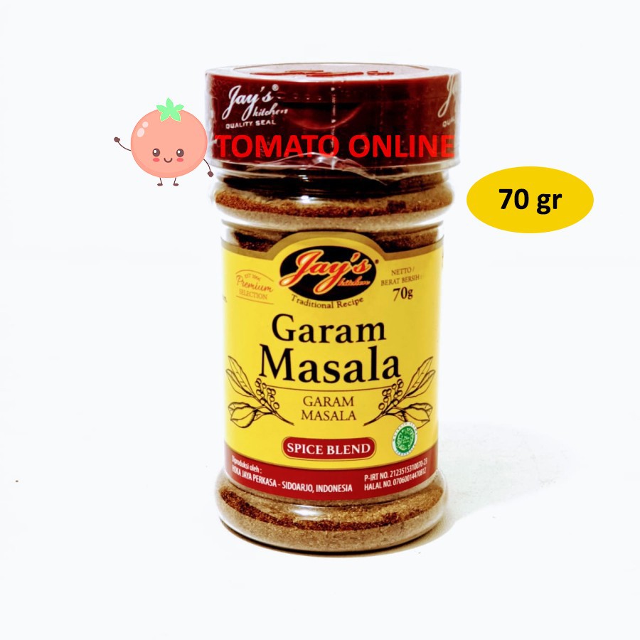 Jay's Jays Garam Masala - Bumbu Kari India - 70 G gr gram / 70gr