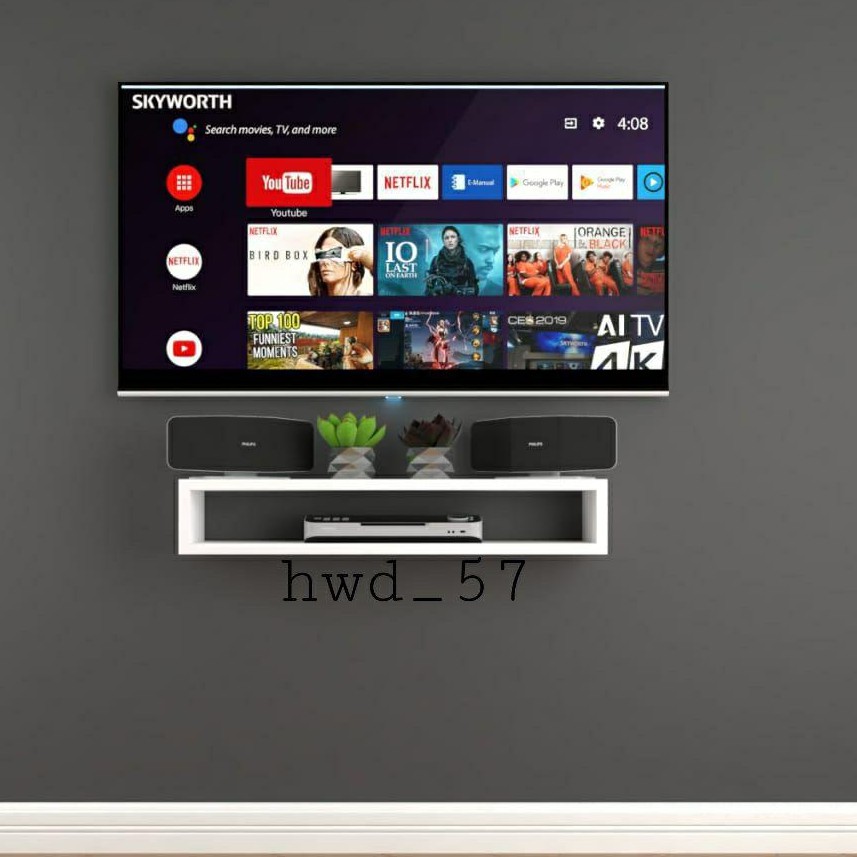 MADEINDO RAK TV MINIMALIS MODERN GANTUNG DINDING MEJA TV MINIMALIS BACKDROP TV MINIMALIS