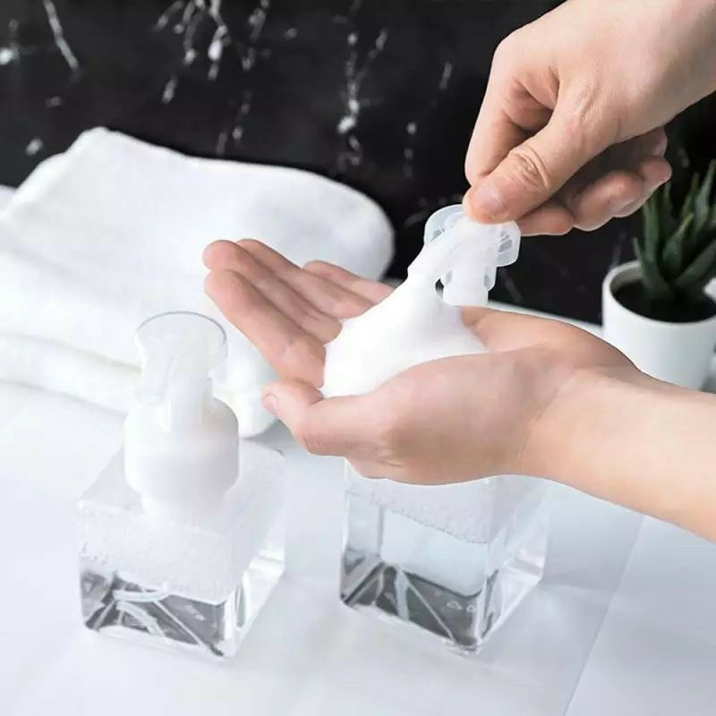 [CTSHOP]Foam Pump Soap Dispenser Bottle Botol Refill Sabun Cair Busa