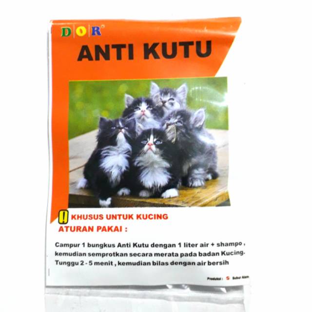 Obat kutu Ampuh Untuk Kucing Ukuran SACHET