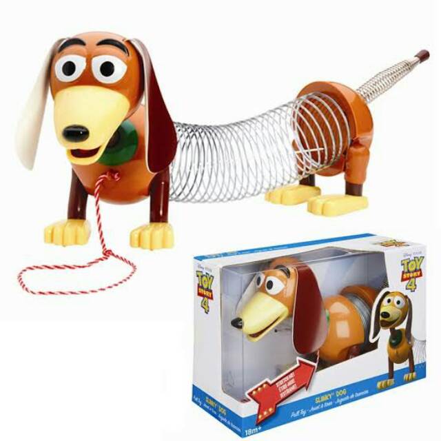 Disney Pixar Toy Story 4 Slinky Dog Pull Stretches Talking Figure