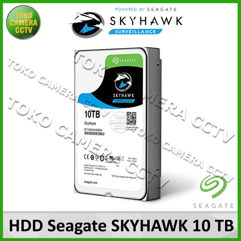 Hard Disk Seagate Skyhawk 10TB Khusus CCTV / Harddisk Seagate Skyhawk 10 Terra