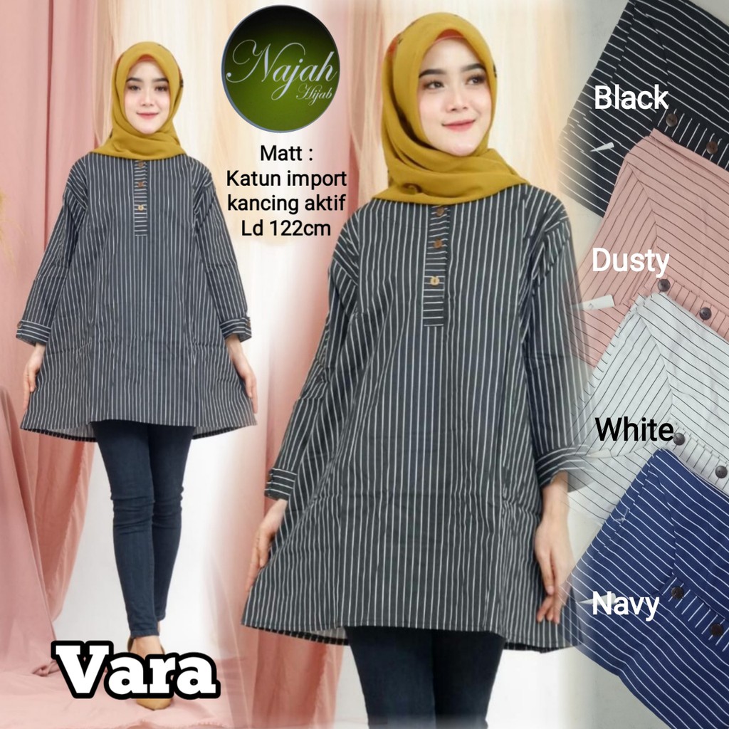Vara Tunik By Najah| Suplier Hijab Solo| Grosir