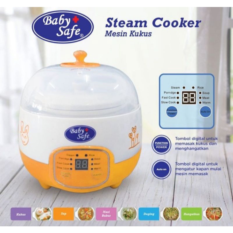 Steam cooker baby safe