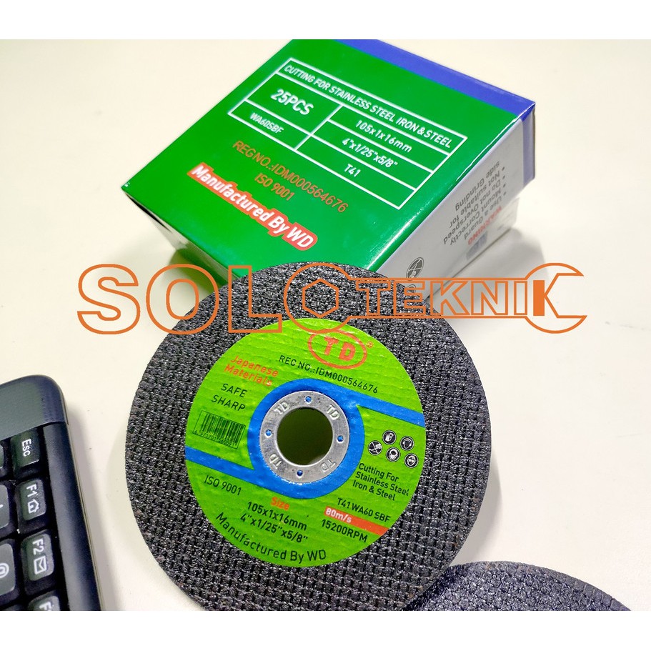 BATU GERINDA POTONG 4 INCH | TD4X1 BY WD