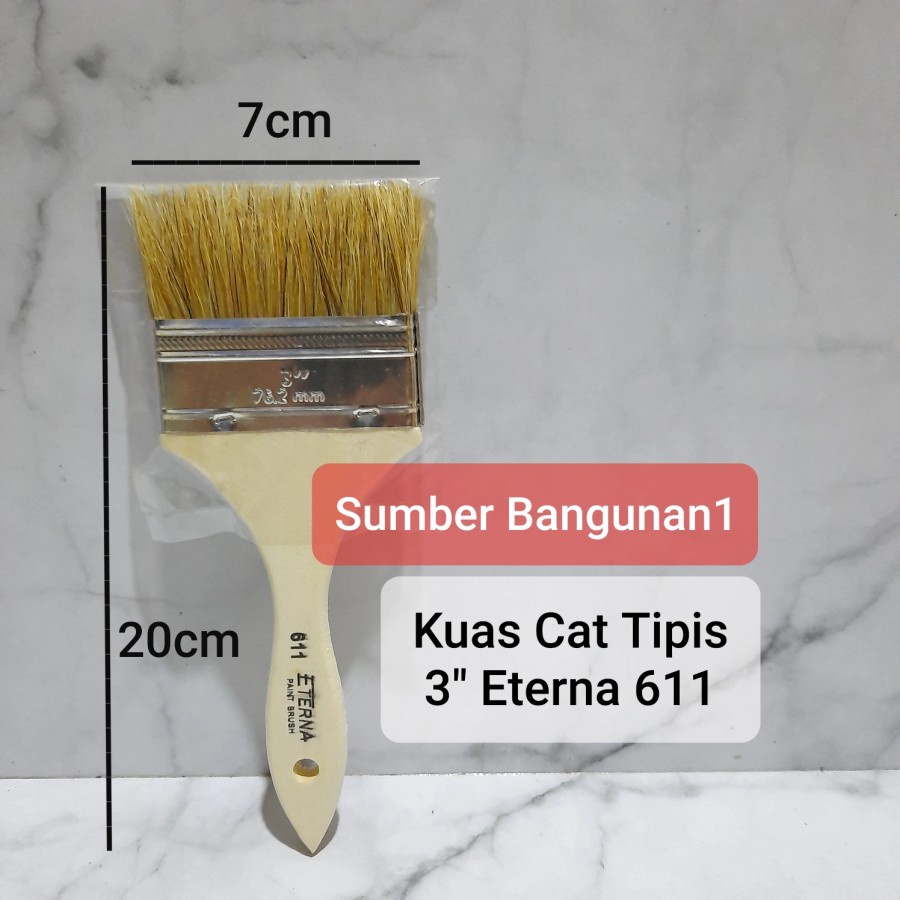 

Kuas Cat 3" eterna 611 tipis 3 inch