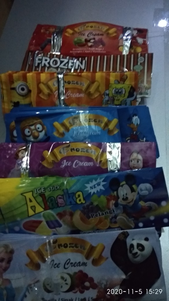 [bisa Cod] Kemasan Es Krim Alaska / Kemasan Es Loly Plastik / Plastik Es Namanya / Agen Plastik Es