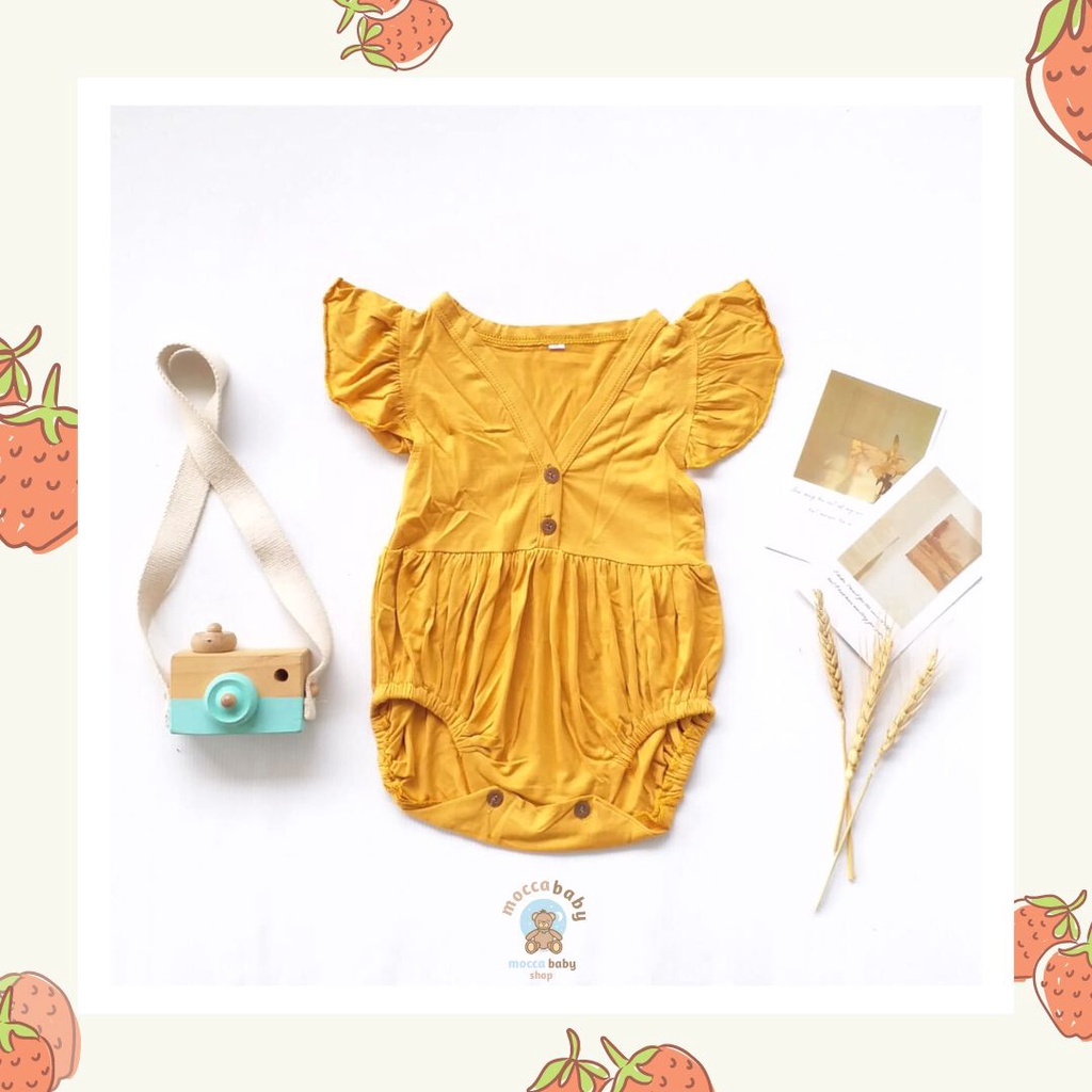 MBSS - JUMPER BABY RUFFLE / Dress Bayi Perempuan / Baju Bayi Cewek / Pakaian Bayi Perempuan Lucu