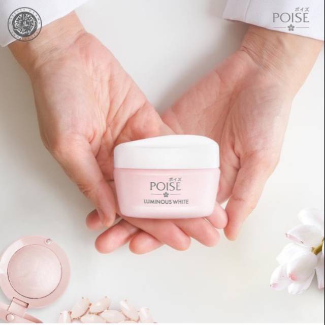 Poise luminous white day cream jar 20gr spf 19 PA+++