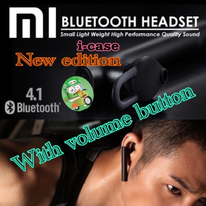 Headset Xiaomi Blototh-mi Headset Bluetooth Original 100