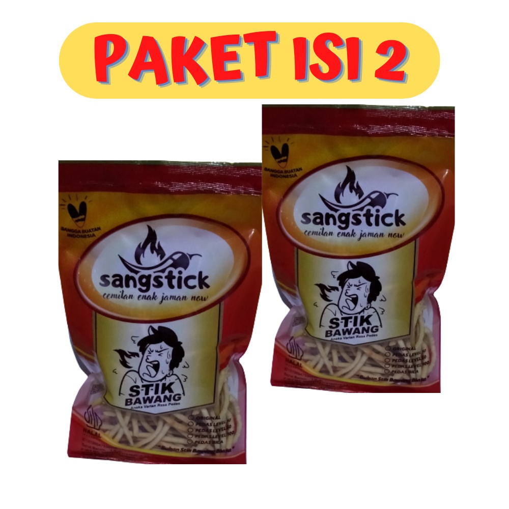 

SANGSTICK Stik bawang cemilan enak 75 gr [ Paket 2]