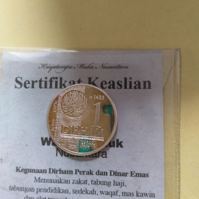 Dirham wakala (Sultan Sepuh XIV) Cirebon 2,975 gram(free kapsul)
