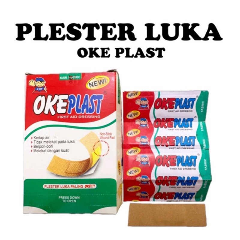 Plester Okeplast / Plesterin AA Transparan / Plester Altamed / Plester Per 3pcs