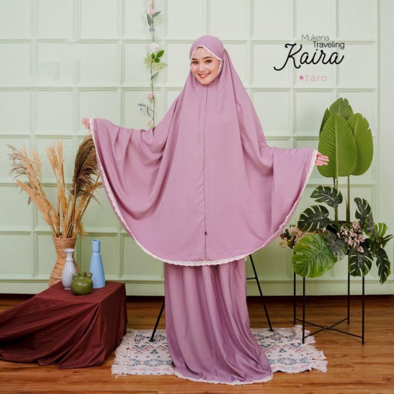 [COD]Mukena traveling mukena jumbo kaira 2 in 1 termurah