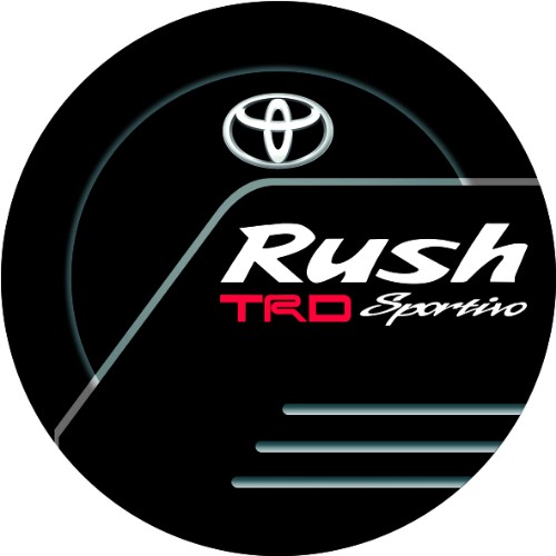 Sarung ban serep penutup cover ban Toyota New Rush TRD Sportivo Ultimo Cover Ban#27