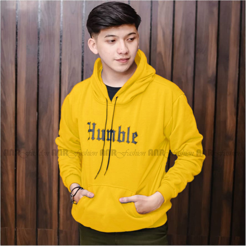 Humble Hoodie Pria - Jaket Hoodie Jumper Humble Polos - Bahan Fleece