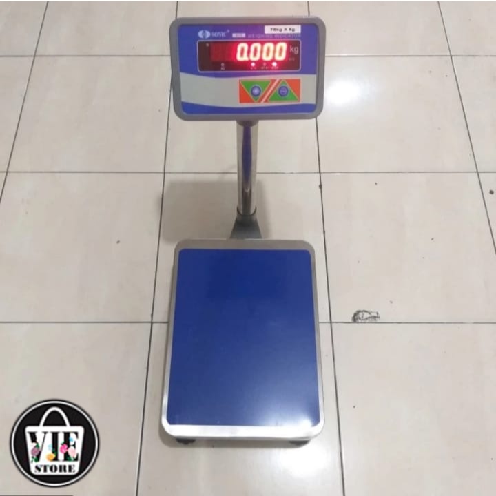 Timbangan Duduk Bench Scale SONIC A1-5 uk 30x40 cm cap 50KG/Timbangan ikan/Timbangan Digital/Timbang
