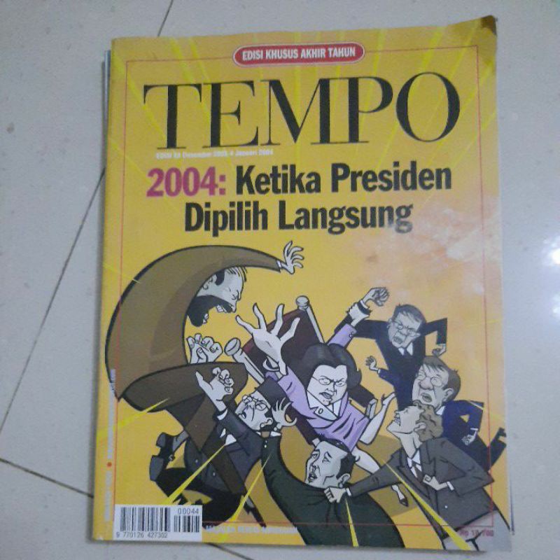 majalah tempo edisi khusus akhir taon 2004