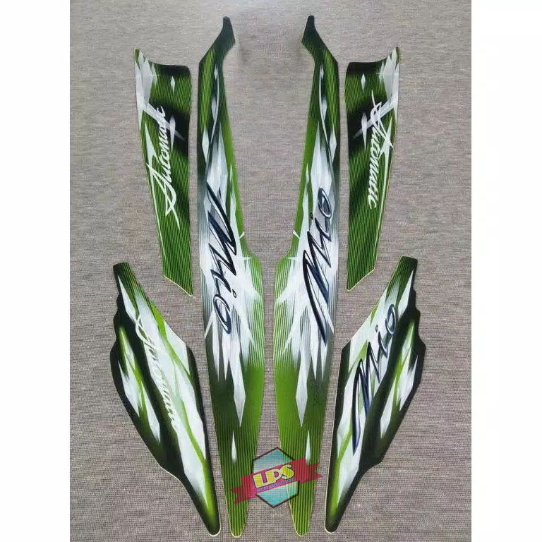 Striping Stiker Mio Sporty Warna Hijau