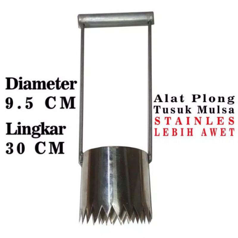 plong mulsa/pelubang mulsa, lingkar lubang 30cm