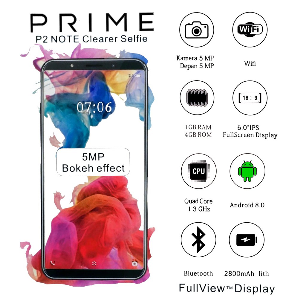 Prime P2 Note Fullview Android 6 Inch Ram 1gb Garansi Resmi 1 Tahun Shopee Indonesia