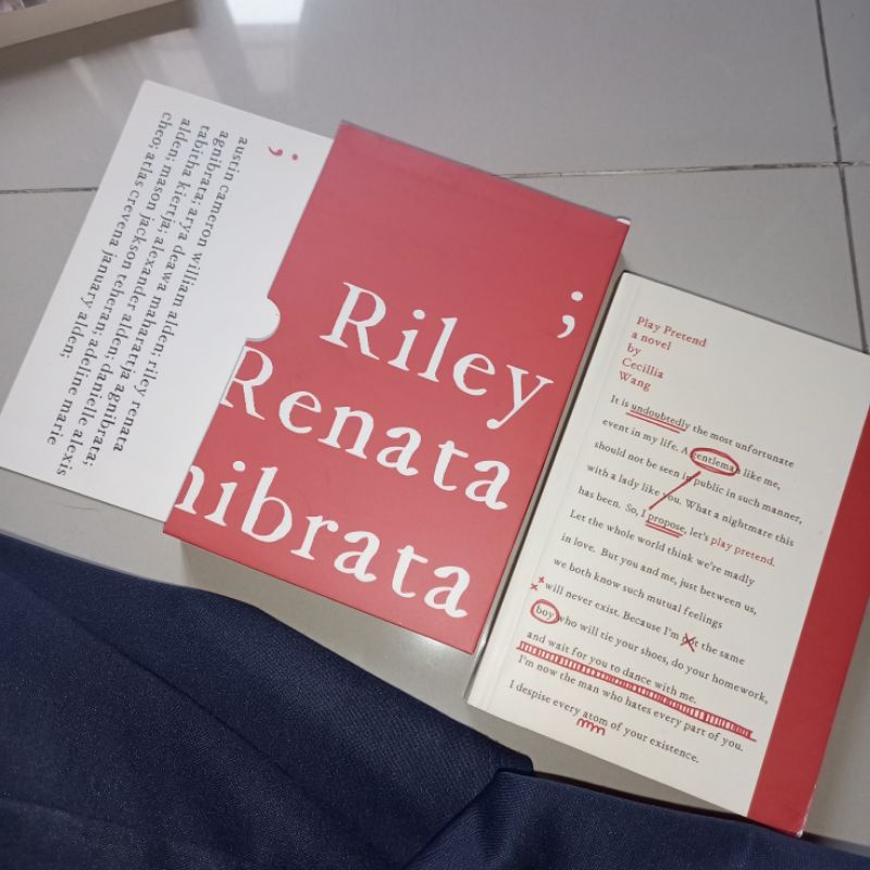 novel play pretend cecillia wang