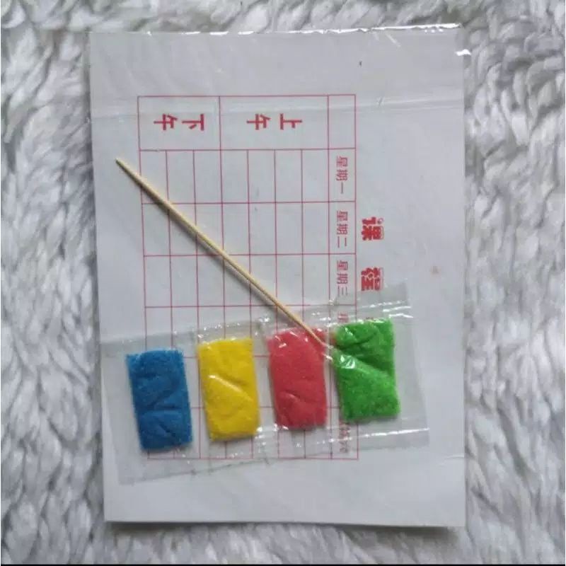 Mainan Pasir Anak Sand Painting Edukasi Size Kecil 11.5x8.5cm Murah