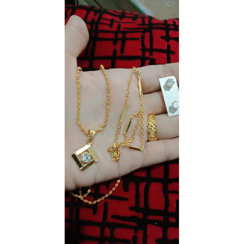 set perhiasan dewasa bahan koin 91