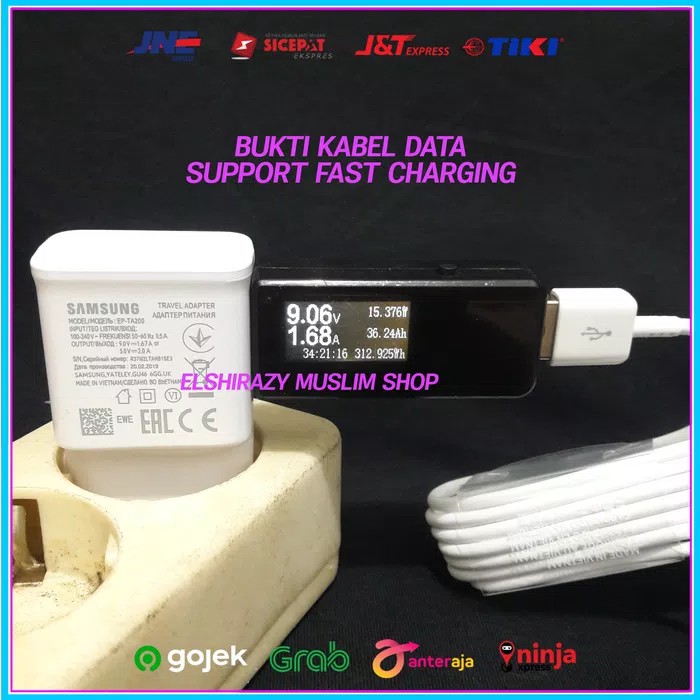 Kabel data USB Samsung Galaxy A11 M11 ORIGINAL 100% Type C Putih