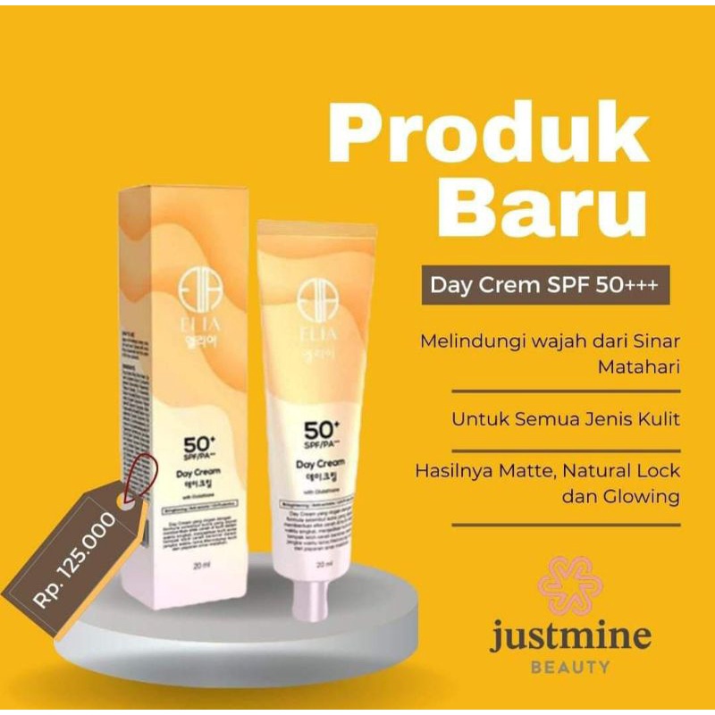 DAY CREAM SPF50+ ELIA BPOM 100% ORIGINAL COD