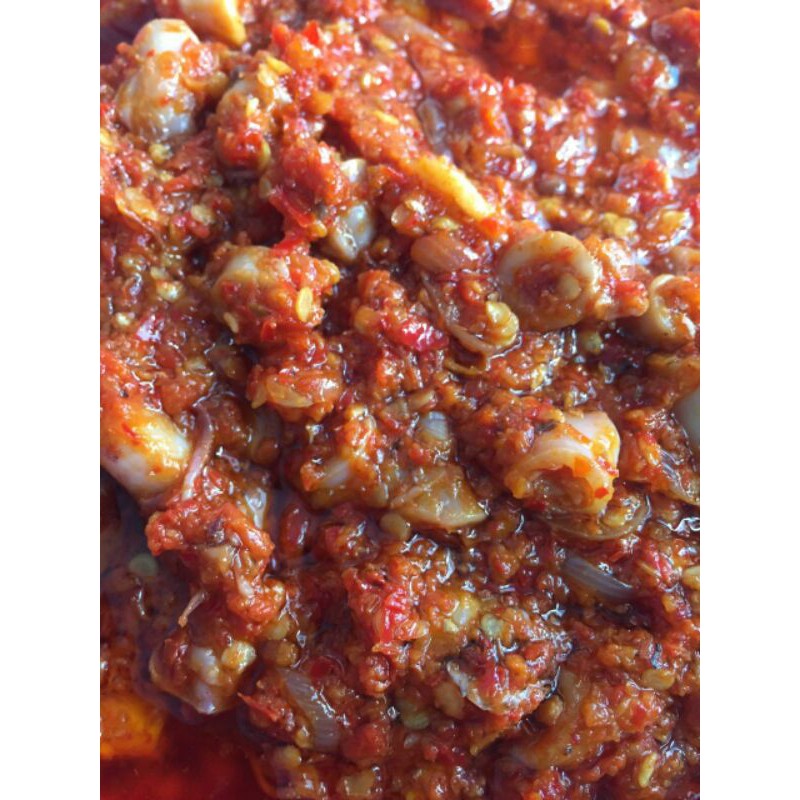 

Sambal cumi baby PEDAS