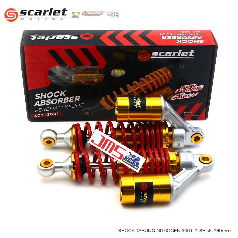 shock scarlet ori tabung atas ukuran 320 dan 340 tiger mega pro verza rxk supra blade revo fit