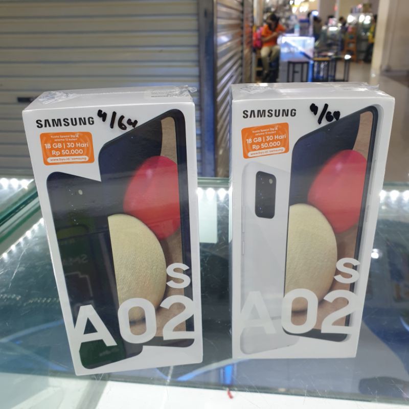 NEW Samsung Galaxy A02S ram 4 / 64 garansi resmi 1 tahun SEIN