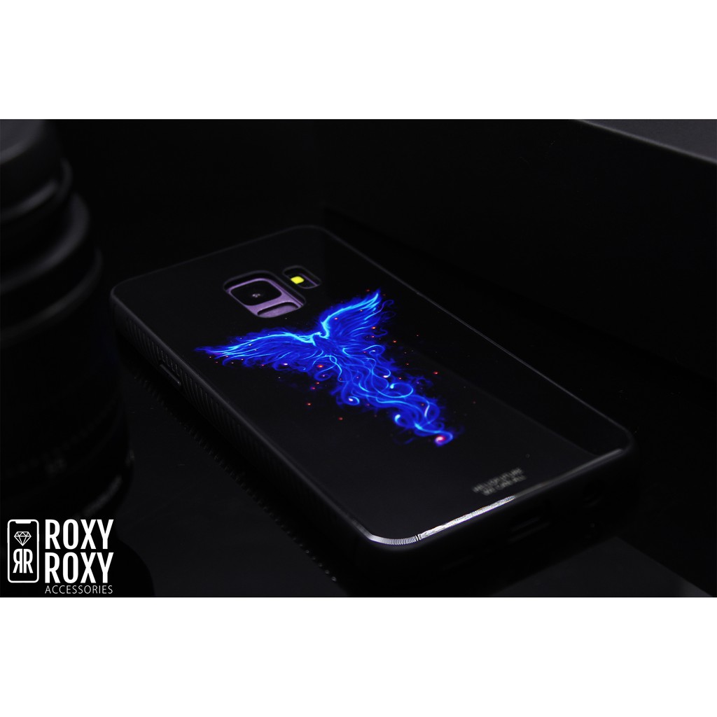 Glass Case Glow In the Dark Samsung J2 Core J4 2018 j4 Plus J6 2018 J6 Plus J8 2018