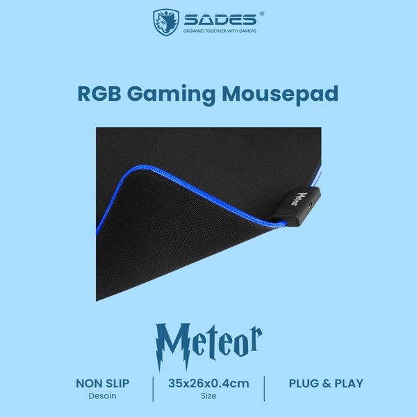 Sades Meteor RGB Gaming Mousepad