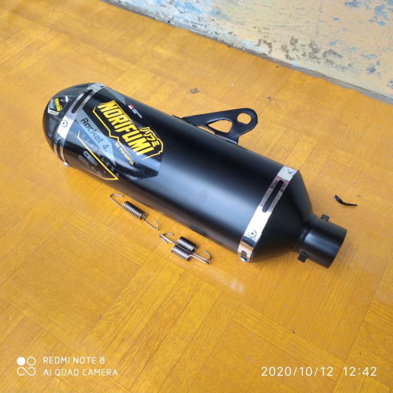 SILINCER NORIFUMI ROKET 4 BLACK CRF150 KLX150 DTRACKER KLX150BF