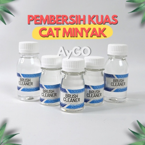 

PEMBERSIH KUAS / BRUSH CLEANER CAT MINYAK / OIL COLOR