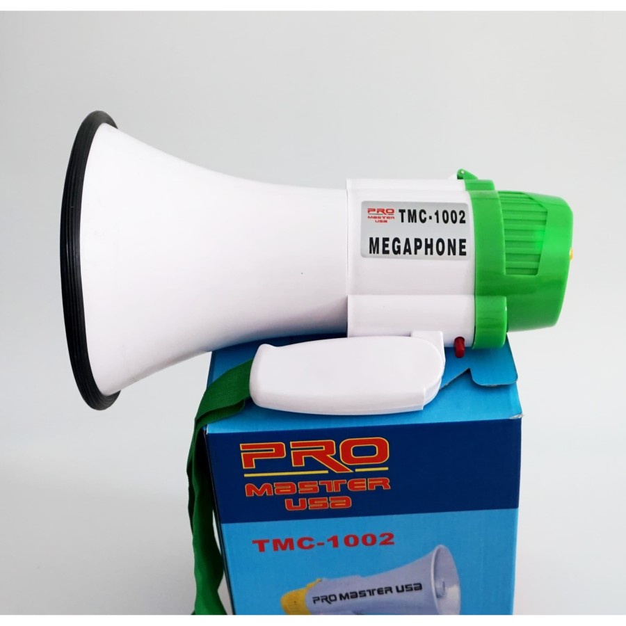 TOA MEGAPHONE TMC-1002 - PENGERAS SUARA - ALARM - REKAM - RECHARGEABLE