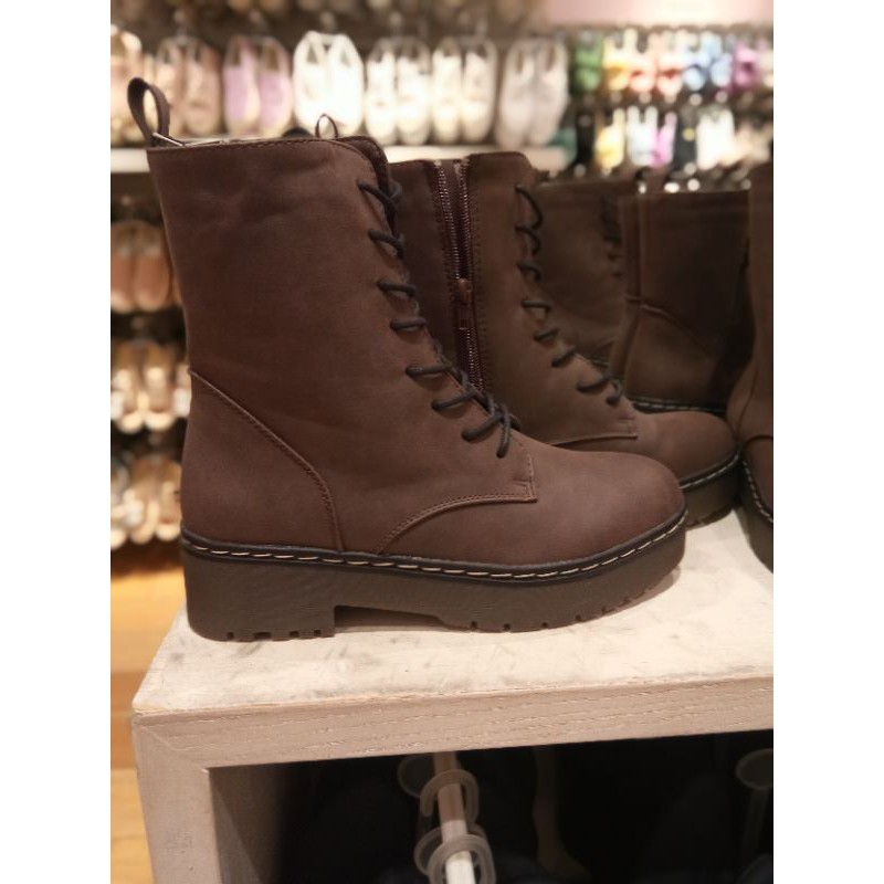 RUBI FRANKIE LACE UP FLATFORM/SEPATU BOOT TINGGI ORIGINAL BRAND