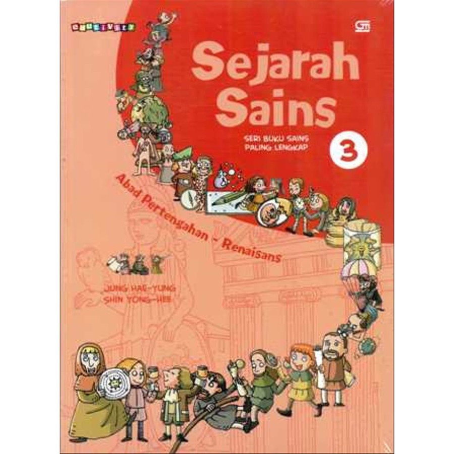 Buku Pengetahuan Anak Sejarah Sains 3 Abad Pertengahan Renaisans - Gramedia ORIGINAL