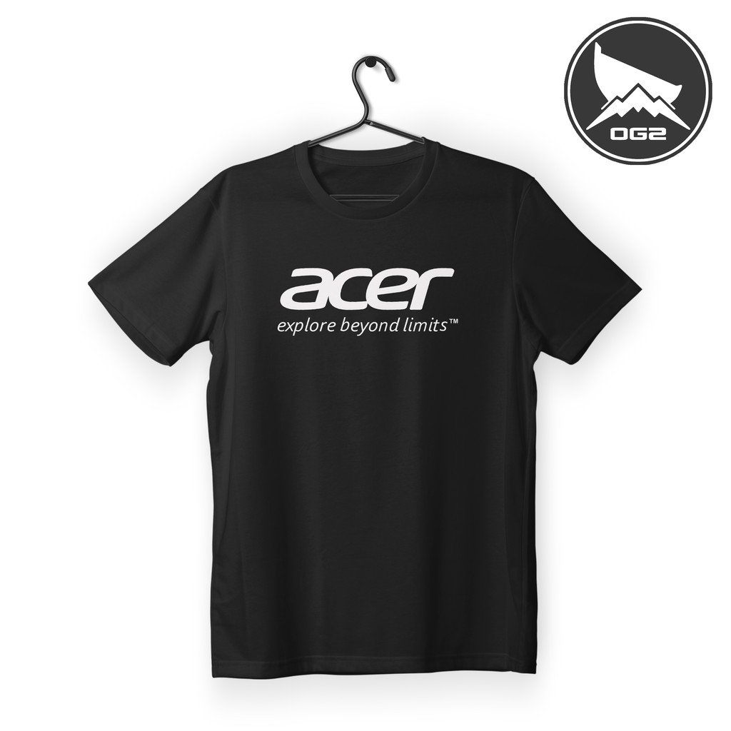 kaos distro logo acer f021 baju pria wanita og2 3A D