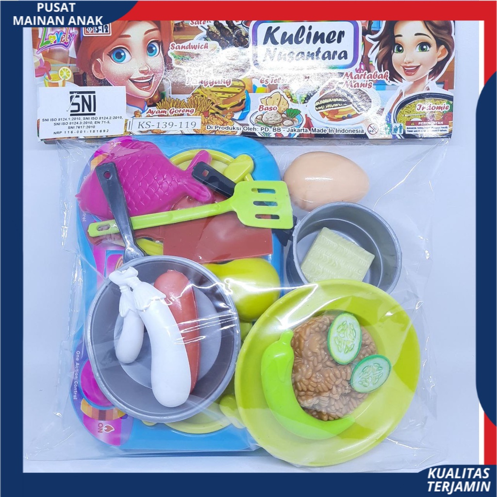 Mainan Anak Masak Masakan / Dapur Set / Cooking Set Mainan Edukasi Perempuan / Laki Laki