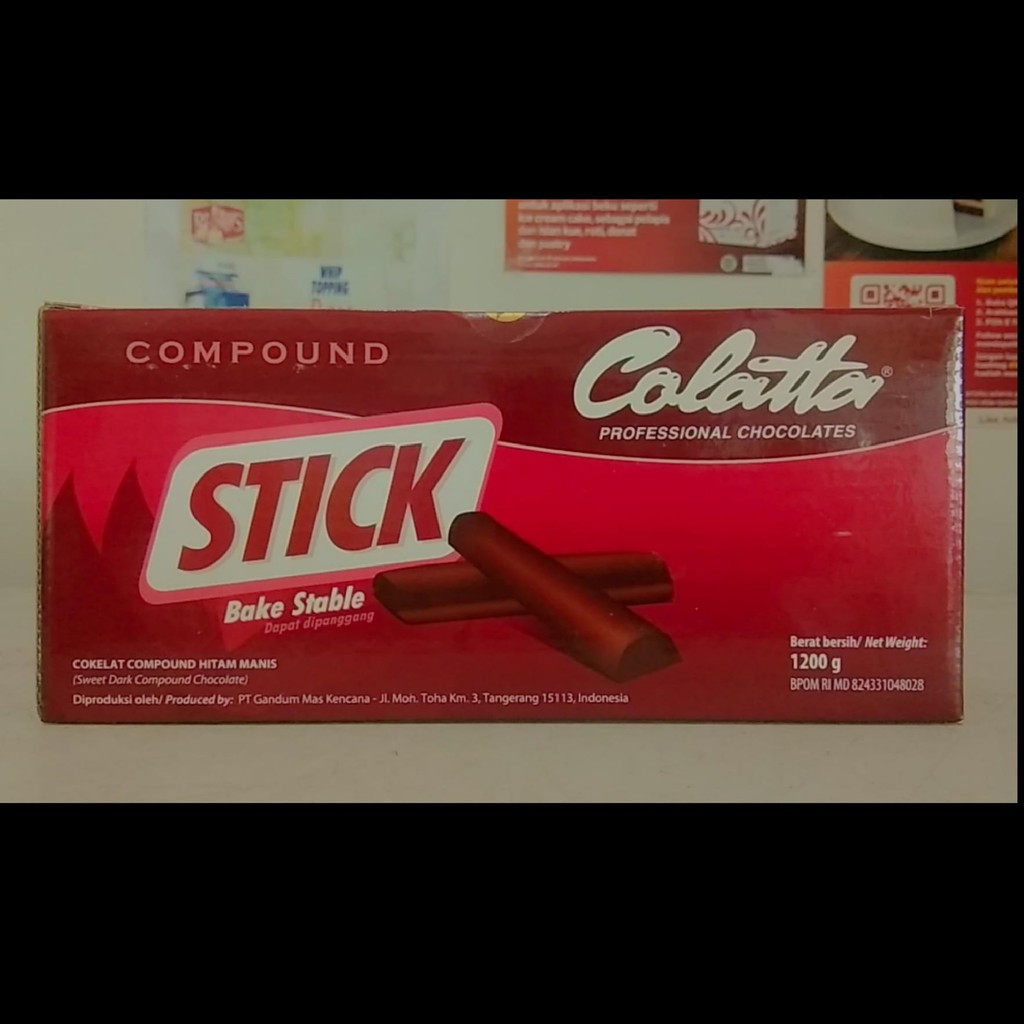 

Colatta Chocolate Stick Batons 200 Gr (0286)