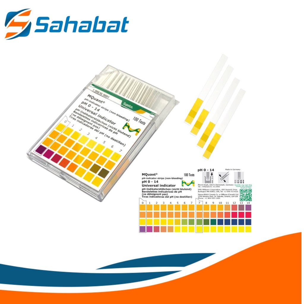 Kertas ph Merck Universal PH 0-14 / Lakmus / Merck / pH Paper merck