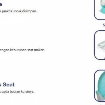 Baby  safe high chair 3in1 Kursi makan anak tinggi baby safe S1