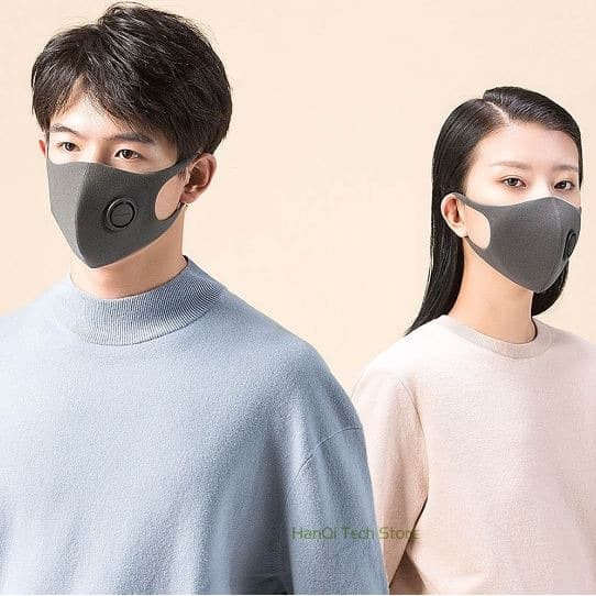 Masker Sepeda smartmi 4 layer Filter PM 2.5 Soft cover Nyaman untuk olahraga